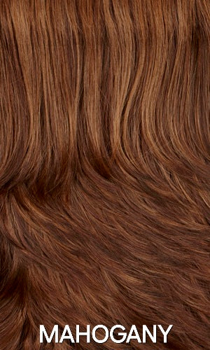 MAHOGANY dark auburn & medium brown with warm strawberry highlights