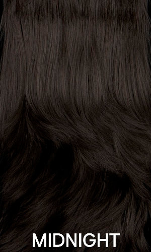 MIDNIGHT off black w medium dark brown highlights